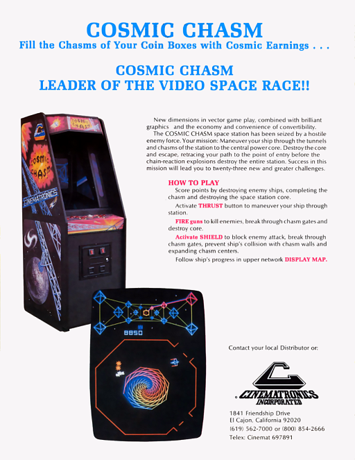 Cosmic Chasm (set 2) MAME2003Plus Game Cover